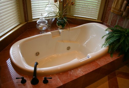 Bathtub plumbing by Plumbing Warehouse.